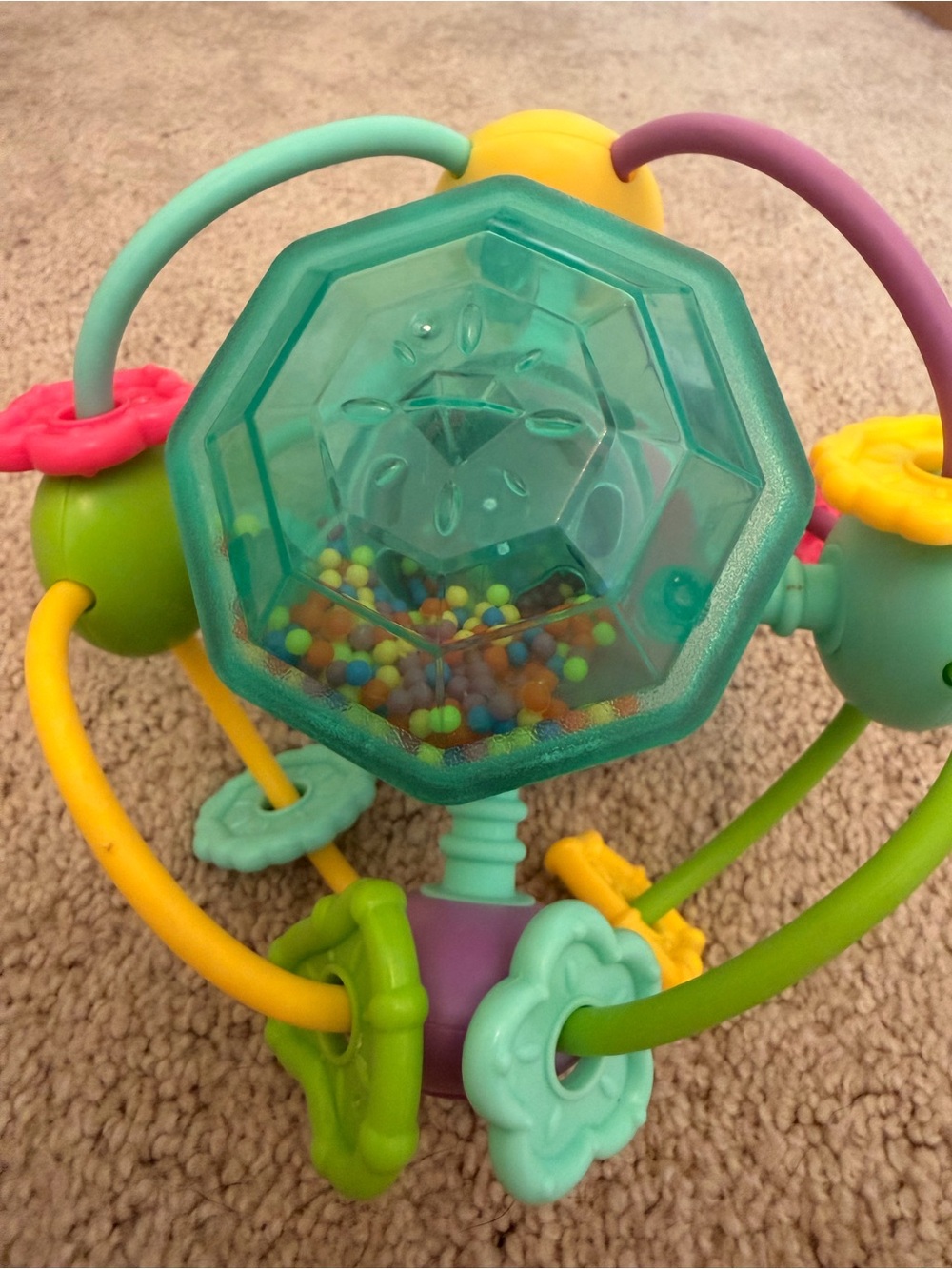 Infantino Multi-Color Sensory Teether & Rattle Toy - Picture 3 of 5